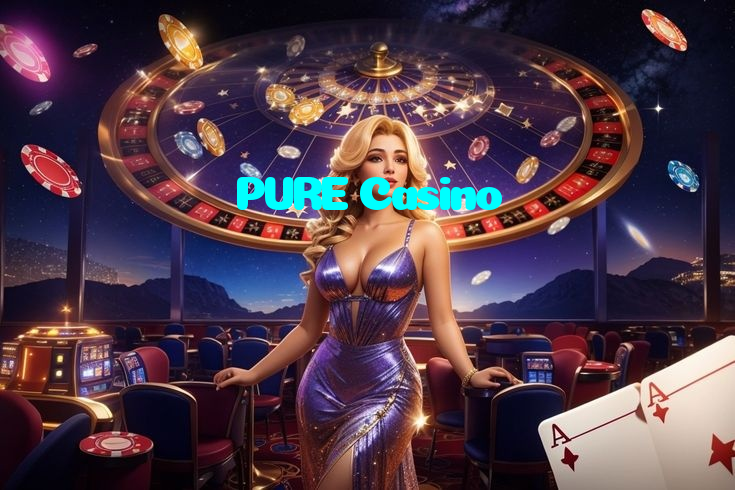 PURE Casino casino presented on mobile device in Pakistan with slots and live games